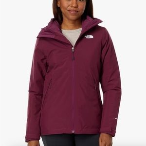 The North Face Carto 3 in 1 jacket - women’s XL boysenberry color